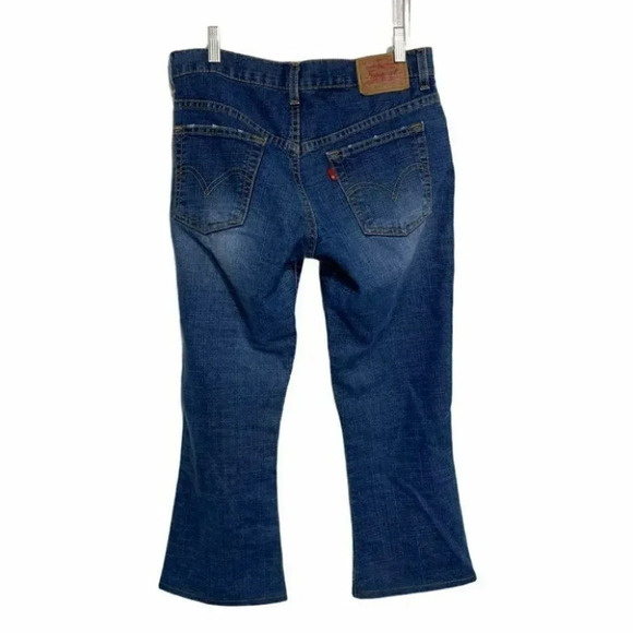 Levi's 515 low‎ rise bootcut 4S distressed jeans Y2K Retro - Picture 3 of 6